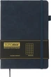 Блокнот деловой Buromax Smarti A5 в клетку 96 листов обложка из искусственной кожи Синий (BM.295113-02) - изображение 1