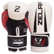 Перчатки для бокса и единоборств на липучке ZELART Champ BO-1323 White-Black-Red 12 унций - изображение 1