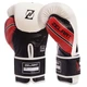 Перчатки для бокса и единоборств на липучке ZELART Champ BO-1323 White-Black-Red 12 унций - изображение 2