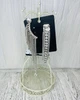 Розкішні асиметричні сережки жіночі (біжутерія) Oxa сріблясті - зображення 4