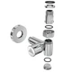 Кран для рушникосушарки кутовий Laris Під ТЕН 1/2" - 1/2" 2шт (LX-2044) - зображення 4
