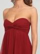 Вечернее платье клеш, бандо NLY trend NC-91216-32 S (23906S) Красный - изображение 3