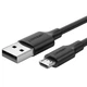 Дата кабель USB 2.0 AM to Micro 5P 2.0m US289 Black Ugreen (60138) - изображение 1