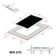 Варильна поверхня Weilor WIS 370 BLACK - зображення 6