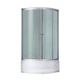 Душовий бокс Lidz Tani SB90x90.SAT.HIGH.FR Frost - зображення 1