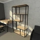Loft стелаж для офісу LITE COMPANY із натурального дерева - зображення 2