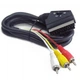 Кабель мультимедійний SCART M to 3xRCA M 1.8m Cablexpert (CCV-519-001) - зображення 1