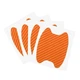 Защитная Пленка CarbonStyle под Ручки Дверей Автомобиля (4 шт) Orange (22506-2C) - изображение 2