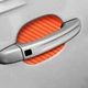 Защитная Пленка CarbonStyle под Ручки Дверей Автомобиля (4 шт) Orange (22506-2C) - изображение 3
