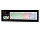 Клавіатура REAL-EL Comfort 7070 Backlit USB біла з підсвічуванням - зображення 2
