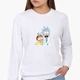 Свитшот женский Рик и Морти (Rick and Morty) (8771-2082) Белый S - изображение 1