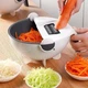 Овочерізка багатофункціональна, обертається Wet Basket Vegetable Cutter - зображення 7