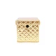 Короб для зберігання речей HOME Lux 25*25*25 см, золотой (55525) - зображення 3