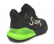 Кроссовки GFB L242-1 black-green размер 29 18.0 см Черные с салатовым - изображение 4