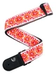 Ремень гитарный D'ADDARIO 50PCLV00 PEACE & LOVE WOVEN GUITAR STRAP - Pink and White - изображение 1