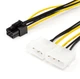 Кабель-перехідник 6 pin - 2*Molex 4 pin 15см ATCOM для відеокарт (16185) - зображення 2
