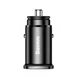 Автомобільний зарядний пристрій Baseus Circular Plastic A+C 30W Black - зображення 3