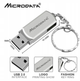 Металлическая USB Флешка 128гб для компьютера Microdata Aluminum 128GB Серый - изображение 5