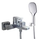 Змішувач для ванни TOPAZ SARDINIA TS 08131-H19N з EURO-перемикачем, душовим комплектом, хром - изображение 2