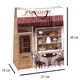 Сумочка Паперова Бутік Boutique Patisserie Grand Monde 26х21х10 см Коричневий (19372) - зображення 2