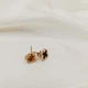 Модные серьги в стиле "Van Cleef".под золото - изображение 3