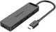 USB-хаб Vention 4-Port з microUSB живленням 0.15 м Black (TGKBB) (6922794746732) - зображення 1