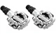 Педали контактные Shimano PD-M520, серебристые - изображение 1