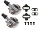 Педали контактные Shimano PD-M520, серебристые - изображение 2