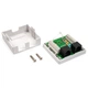 Компьютерная розетка RJ45x2 UTP cat.5e 8P8C Vinga (VCPRJ45O2) - изображение 4