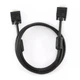 Кабель Cablexpert VGA - VGA (M/M), подвійне екранування, з 2-ма феритами, 1.5 м, чорний (CCB-PPVGA-1.5M) - изображение 2