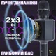 Мікрофон караоке Magic Karaoke YS-89 Чорний бездротовий портативний з Bluetooth колонкою 2в1 з пасивною мембраною записом пісні зміною голосу луною дитячий та дорослий - зображення 5