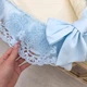Кокон гнездышко для новорожденных Carus Textile однотон 70*35 см голубой - изображение 3