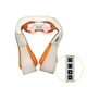 Массажёр роликовый для всего тела с подогревом 4 кнопки Shiatsu Massager of Neck Kneading Бежевый - изображение 4