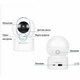Беспроводная поворотная Camera IP Care Cam камера видеонаблюдения WiFi microSD 23ST Белая 47553 - изображение 5