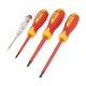 Набор изолированных отверток с отверткой индикатором 4 ед VDE ( SL1.0*5.5*125мм, PH1*80мм, PH2*100мм, отвертка - изображение 1
