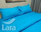 Постельное белье LARA бязь d11189d Turquoise двуспальное Наволочки 50х70 - изображение 3