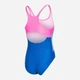 Подростковый сдельный купальник для девочки Aqua Speed Pola 541-32 140 см Розовый/Голубой/Светло-бирюзовый (5908217686046) - изображение 2