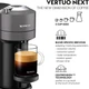 Капсульна кавомашина Nespresso Vertuo Next GDV1 Gray (сіра) та дегустаційний набір на 12 капсул у подарунок - зображення 8