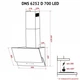 Вытяжка кухонная Perfelli DNS 6252 D 700 SG LED - изображение 7