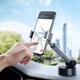 Автомобильный держатель Baseus Simplism Silver с платформой-присоской на панель или лобовое стекло, серебристый (SUYL-JY0S) - изображение 5