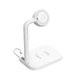 Зарядка беспроводная Qi 2in1 wireless charger JYD WC109 |15W Max| White Док-станция для iPhone + iWatch + Airpods (WC109W) - изображение 1
