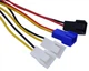 Перехідник живлення для кулера MOLEX (молекс) -> 4шт 5в + 7в + 2х 12в 2 pin hub CASE FAN (580874750) Різнокольоровий - зображення 3