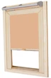 Ролета для мансардных окон Fakro 66x118 Roll Star 50x101 см Бледно-персиковый (0817) - изображение 1