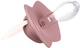 Пустышка Canpol Babies Pure Color силиконовая симметричная 18+ месяцев Розовая 2 шт (22/646_pin) - изображение 2