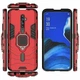 Чохол Ring case для Oppo Reno 2Z броньований бампер з кільцем червоний - зображення 3