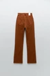 Джинсы Zara 6147/168 - 38 Карамельные - изображение 6