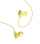 Проводные наушники 3.5mm Remax RM-502 вакумные с микрофоном 1.2m Yellow - изображение 1