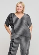 Костюм (брюки+кофта) Ukreina Трикотажный 5XL 72-74 Полоска с горохами T21Bru0004/T21Kof0005 - изображение 6