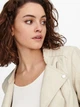 Куртка ONLY ONLAVA FAUX LEATHER BIKER OTW NOOS 34 Бежевий 15102997-Silver Lining - зображення 2