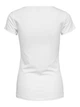 Футболка ONLY ONLLIVE LOVE LIFE S/S ONECK TOP NOOS JRS XS Білий 15205059-White - зображення 5